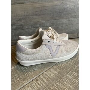 Vans Sport Low Suede Marshmallow with Gum Sole Mens 3.5 Women's 5 Skate Shoe